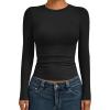 imageAUTOMET Womens Long Sleeve TShirts Trendy Basic Fitted Compression Going Out Crop Tops Fall Fashion Y2K Clothes 2025 OutfitsBlack