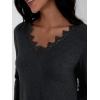 imageAUTOMET Long Sleeve Shirts for Women 2025 Fall Fashion Lace V Neck Loose Fit Casual Tops Trendy T Shirts Outfits ClothesBlack