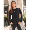 imageAUTOMET Long Sleeve Shirts for Women Basic Business Casual Tops Work Clothes 2025 Fall Fashion OutfitsBlack