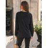 imageAUTOMET Long Sleeve Shirts for Women Basic Business Casual Tops Work Clothes 2025 Fall Fashion OutfitsBlack