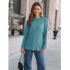 imageAUTOMET Long Sleeve Shirts for Women Basic Business Casual Tops Work Clothes 2025 Fall Fashion OutfitsBlue Green