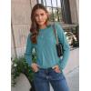 imageAUTOMET Long Sleeve Shirts for Women Basic Business Casual Tops Work Clothes 2025 Fall Fashion OutfitsBlue Green