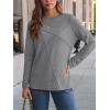 imageAUTOMET Long Sleeve Shirts for Women Basic Business Casual Tops Work Clothes 2025 Fall Fashion OutfitsGrey
