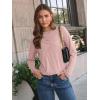 imageAUTOMET Long Sleeve Shirts for Women Basic Business Casual Tops Work Clothes 2025 Fall Fashion OutfitsPink
