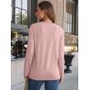 imageAUTOMET Long Sleeve Shirts for Women Basic Business Casual Tops Work Clothes 2025 Fall Fashion OutfitsPink