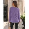 imageAUTOMET Long Sleeve Shirts for Women Basic Business Casual Tops Work Clothes 2025 Fall Fashion OutfitsPurple