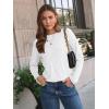 imageAUTOMET Long Sleeve Shirts for Women Basic Business Casual Tops Work Clothes 2025 Fall Fashion OutfitsWhite