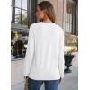 imageAUTOMET Long Sleeve Shirts for Women Basic Business Casual Tops Work Clothes 2025 Fall Fashion OutfitsWhite