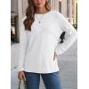 imageAUTOMET Long Sleeve Shirts for Women Basic Business Casual Tops Work Clothes 2025 Fall Fashion OutfitsWhite