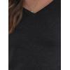 imageAUTOMET Womens 34 Length Sleeve Tops 2025 Summer V Neck Tee Shirts Dressy Casual Work Tunic Blouses Spring ClothesBlack