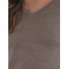 imageAUTOMET Womens 34 Length Sleeve Tops 2025 Summer V Neck Tee Shirts Dressy Casual Work Tunic Blouses Spring ClothesNutmeg