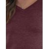 imageAUTOMET Womens 34 Length Sleeve Tops 2025 Summer V Neck Tee Shirts Dressy Casual Work Tunic Blouses Spring ClothesWinered