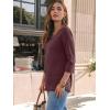imageAUTOMET Womens 34 Length Sleeve Tops 2025 Summer V Neck Tee Shirts Dressy Casual Work Tunic Blouses Spring ClothesWinered