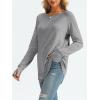 imageAUTOMET Womens Long Sleeve Shirts Crew Neck Casual Tshirts Fall Fashion Tops Loose Fit Lightweight Y2k Outfits ClothesGrey