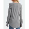 imageAUTOMET Womens Long Sleeve Shirts Crew Neck Casual Tshirts Fall Fashion Tops Loose Fit Lightweight Y2k Outfits ClothesGrey