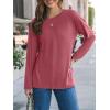 imageAUTOMET Womens Long Sleeve Shirts Loose Fitted Crewneck Basic Tops Casual Outfits Fall Clothes 2025Watermelon