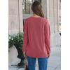 imageAUTOMET Womens Long Sleeve Shirts Loose Fitted Crewneck Basic Tops Casual Outfits Fall Clothes 2025Watermelon