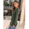 imageAUTOMET Womens Long Sleeve Shirts V Neck Casual Tops Loose Dressy Basic Fall Fashion Trendy Outfits Winter ClothesArmygreen