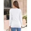 imageAUTOMET Womens Long Sleeve Shirts V Neck Casual Tops Loose Dressy Basic Fall Fashion Trendy Outfits Winter ClothesWhite