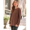 imageAUTOMET Womens Long Sleeve Tops Loose Fit Fall Cute Thick T Shirts Winter Cruise Outfits Trendy ClothesBrown