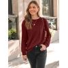 imageAUTOMET Womens Long Sleeve Tops Loose Fit Fall Cute Thick T Shirts Winter Cruise Outfits Trendy ClothesBurgundy