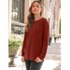imageAUTOMET Womens Long Sleeve Tops Loose Fit Fall Cute Thick T Shirts Winter Cruise Outfits Trendy ClothesCaramel