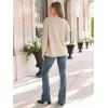 imageAUTOMET Womens Long Sleeve Tops Loose Fit Fall Cute Thick T Shirts Winter Cruise Outfits Trendy ClothesKhaki