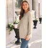 imageAUTOMET Womens Long Sleeve Tops Loose Fit Fall Cute Thick T Shirts Winter Cruise Outfits Trendy ClothesKhaki