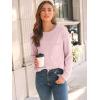 imageAUTOMET Womens Long Sleeve Tops Loose Fit Fall Cute Thick T Shirts Winter Cruise Outfits Trendy ClothesPink