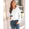 imageAUTOMET Womens Long Sleeve Tops Loose Fit Fall Cute Thick T Shirts Winter Cruise Outfits Trendy ClothesWhite