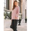 imageAUTOMET Womens Long Sleeve Tops Pleated Crew Neck Business Casual Blouses Fashion Clothes 2025 Trendy OutfitsPink