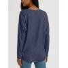 imageAUTOMET Womens Tunic Tops Long Sleeve Shirts Casual Basic Oversized T Shirt Crewneck Loose Fit Fall Fashion ClothesDarkblue