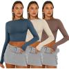 imageAUTOMET 3 Pack Womens Long Sleeve Shirts Y2K Going Out Crop Tops Cute Basic Slim Fitted Fall Fashion Outfits 2025 ClothesBlueapricotcoffegrey