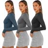 imageAUTOMET 3 Pack Womens Long Sleeve Shirts Y2K Going Out Crop Tops Cute Basic Slim Fitted Fall Fashion Outfits 2025 ClothesBluegreybalck