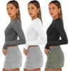 imageAUTOMET 3 Pack Womens Long Sleeve Shirts Y2K Going Out Crop Tops Cute Basic Slim Fitted Fall Fashion Outfits 2025 ClothesGreywhiteblack