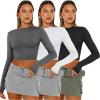 imageAUTOMET 3 Pack Womens Long Sleeve Shirts Y2K Going Out Crop Tops Cute Basic Slim Fitted Fall Fashion Outfits 2025 ClothesGreywhiteblack