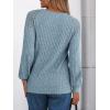 imageAUTOMET Long Sleeve Shirts Womens Lace Lightweight Sweaters Fall Business Dressy Casual TopsLightblue