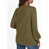 imageAUTOMET Long Sleeve Shirts Womens Tops Henley Dressy Casual Blouses Fall Outfits 2025 Trendy Loose Fit Comfy Winter ClothesArmy Green