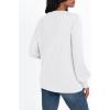 imageAUTOMET Long Sleeve Shirts Womens Tops Henley Dressy Casual Blouses Fall Outfits 2025 Trendy Loose Fit Comfy Winter ClothesWhite