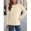 imageAUTOMET Long Sleeve Shirts for Women Basic Business Casual Tops Work Clothes 2025 Fall Fashion OutfitsCream