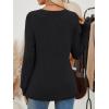 imageAUTOMET Long Sleeve Shirts for Women Fall Lightweight Sweaters Business Dressy Casual Tops Winter TrendyBlack