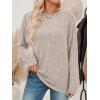 imageAUTOMET Long Sleeve Shirts for Women Fall Lightweight Sweaters Business Dressy Casual Tops Winter TrendyKhaki