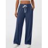 imageAUTOMET Lounge Pants Women Wide Leg Casual Sweatpants Baggy Workout Sweat Pajamas Pants Fall Fashion Outfits with PocketsNavy