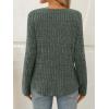 imageAUTOMET Sweater for Women Long Sleeve Henley Shirts Dressy Casual Tunic Tops Deep V Neck Sweaters Fall Outfits 2025Green