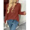 imageAUTOMET Womens Long Sleeve Henley Shirts Fall Lightweight Sweaters Dressy Casual Tunic Tops Fashion Clothes 2025Caramel