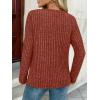 imageAUTOMET Womens Long Sleeve Henley Shirts Fall Lightweight Sweaters Dressy Casual Tunic Tops Fashion Clothes 2025Caramel