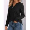 imageAUTOMET Womens Long Sleeve Shirts 2025 Fall Fashion Dressy Casual Tops Trendy Henley Blouses Cute Work Outfits ClothesBlack
