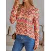 imageAUTOMET Womens Long Sleeve Shirts 2025 Fall Fashion Dressy Casual Tops Trendy Henley Blouses Cute Work Outfits ClothesBoho Orange