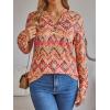 imageAUTOMET Womens Long Sleeve Shirts 2025 Fall Fashion Dressy Casual Tops Trendy Henley Blouses Cute Work Outfits ClothesBoho Orange