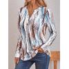 imageAUTOMET Womens Long Sleeve Shirts 2025 Fall Fashion Dressy Casual Tops Trendy Henley Blouses Cute Work Outfits ClothesGradient Multi